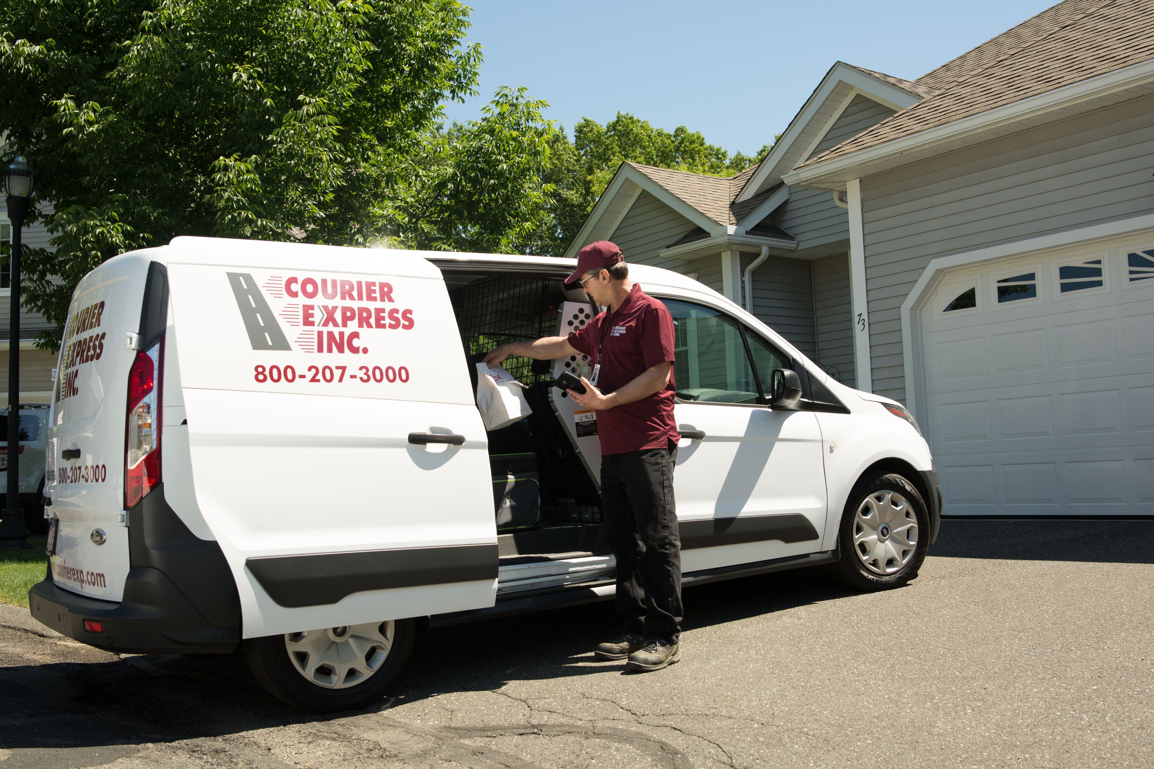 Courier Express Van